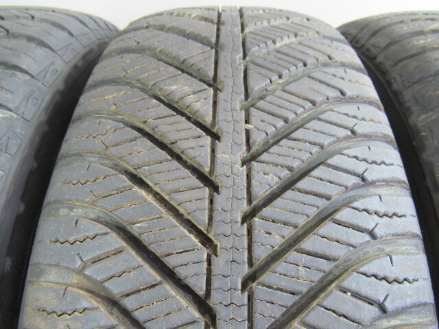 激安即決！エア漏點検済！バリ溝8～9分山！オールシーズン GOODYEAR Vector 4seasons 205/65R16 95H 2023年制！中古4本セット！T008801