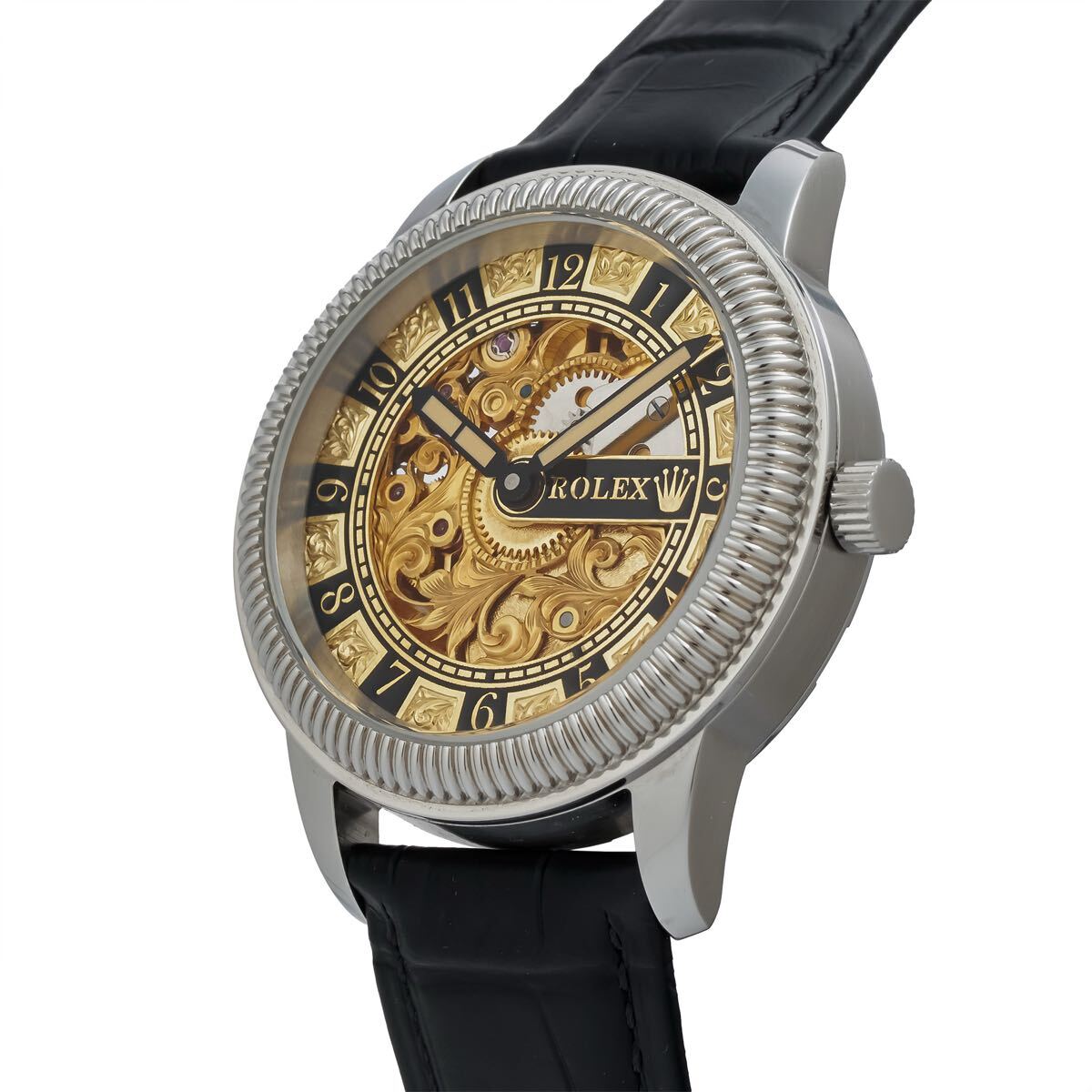 アンティーク Marriage watch ROLEX 懐中時計をアレンジした44mm