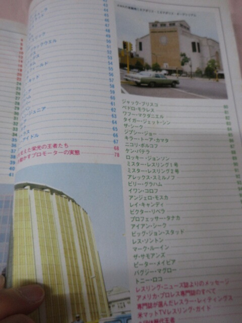 「THE DIRECTORY OF TOP WRESTLER'S 81」1981年発行　米マット?トップレスラー81人　別冊(cè)プロレス　ベースボールマガジン社