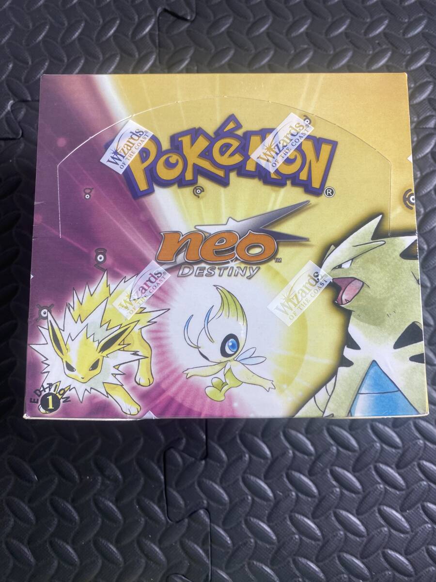 ポケモンカードゲーム 英語版 未開封BOX Neo destiny 1st ポケモンカードゲーム 英語版 未開封BOX Neo destiny 1st