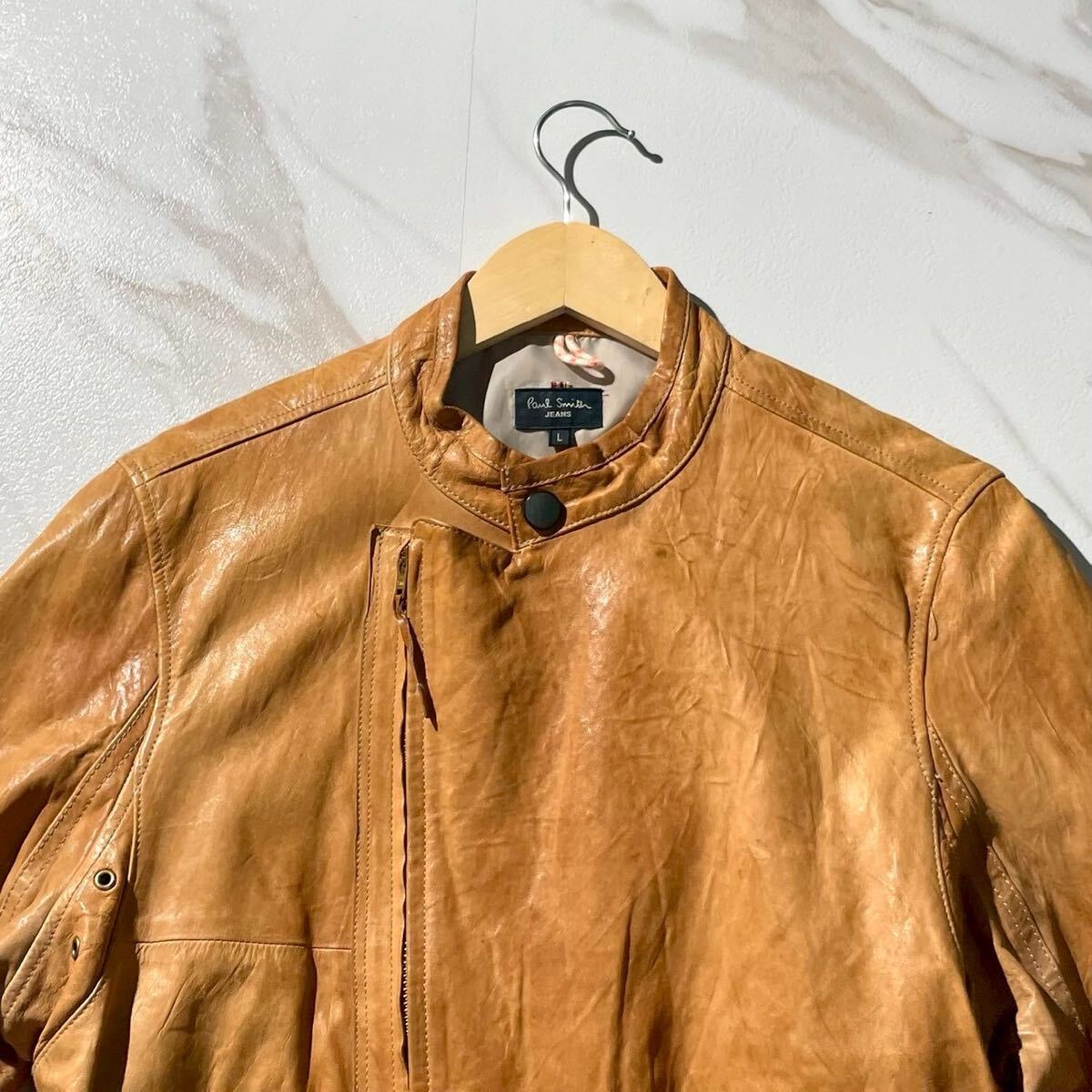 美品 Lサイズ Paul Smith ポールスミス ライダースジャケット 美品 Lサイズ Paul Smith ポールスミス ライダースジャケット