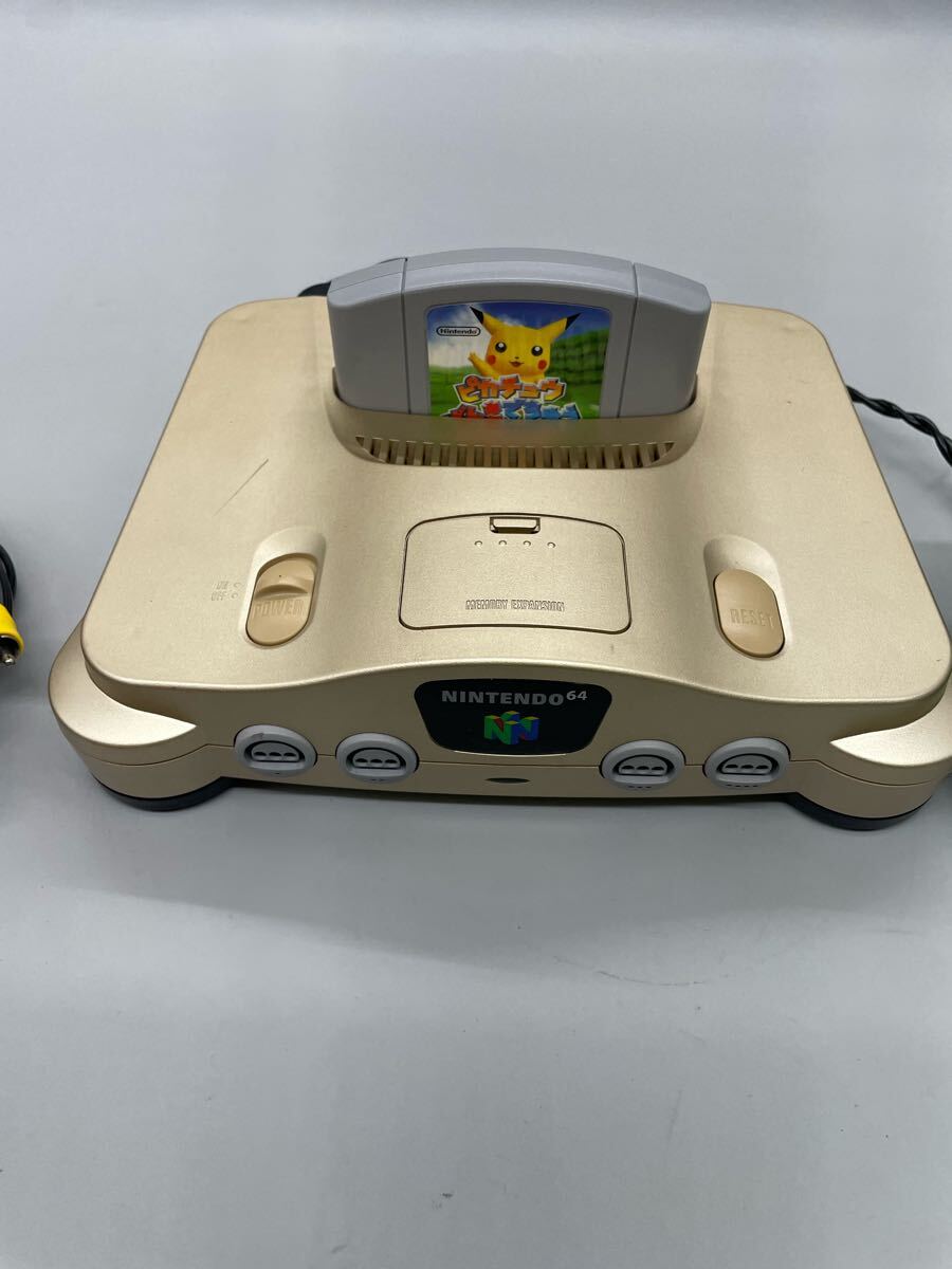 ◯ Nintendo64 NUS-001 コントローラー 4個 ソフト ピカチュウ ◯ Nintendo64 NUS-001 コントローラー 4個 ソフト ピカチュウ