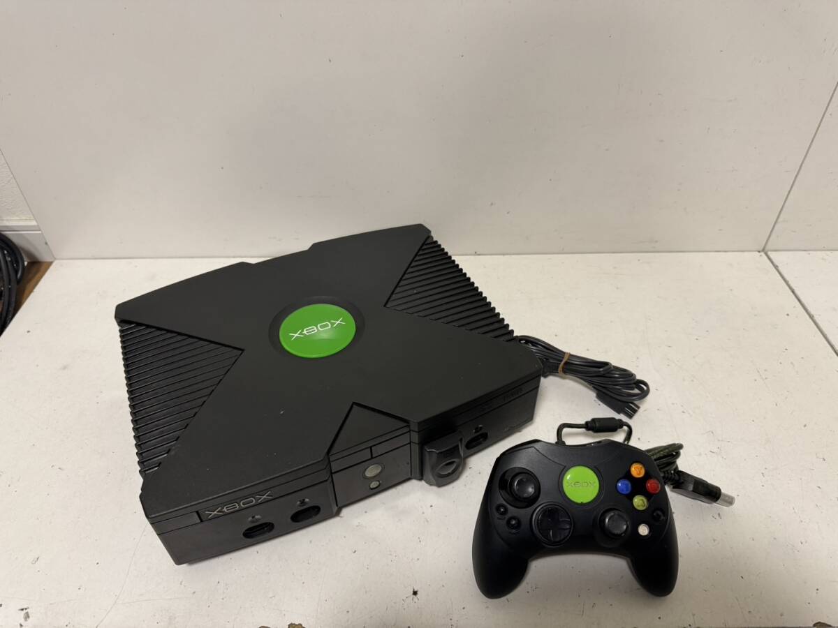 Microsoft 初代 Xbox 本体 セット 純正 コントローラー 電源 Microsoft 初代 Xbox 本体 セット 純正 コントローラー 電源