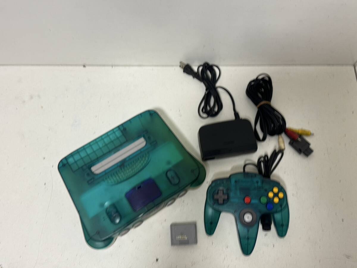 任天堂 ニンテンドー NINTENDO64 NUS-001 ロクヨン クリアブルー 任天堂 ニンテンドー NINTENDO64 NUS-001 ロクヨン クリアブルー