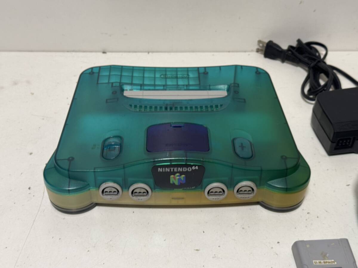 任天堂 ニンテンドー NINTENDO64 NUS-001 ロクヨン クリアブルー 任天堂 ニンテンドー NINTENDO64 NUS-001 ロクヨン クリアブルー