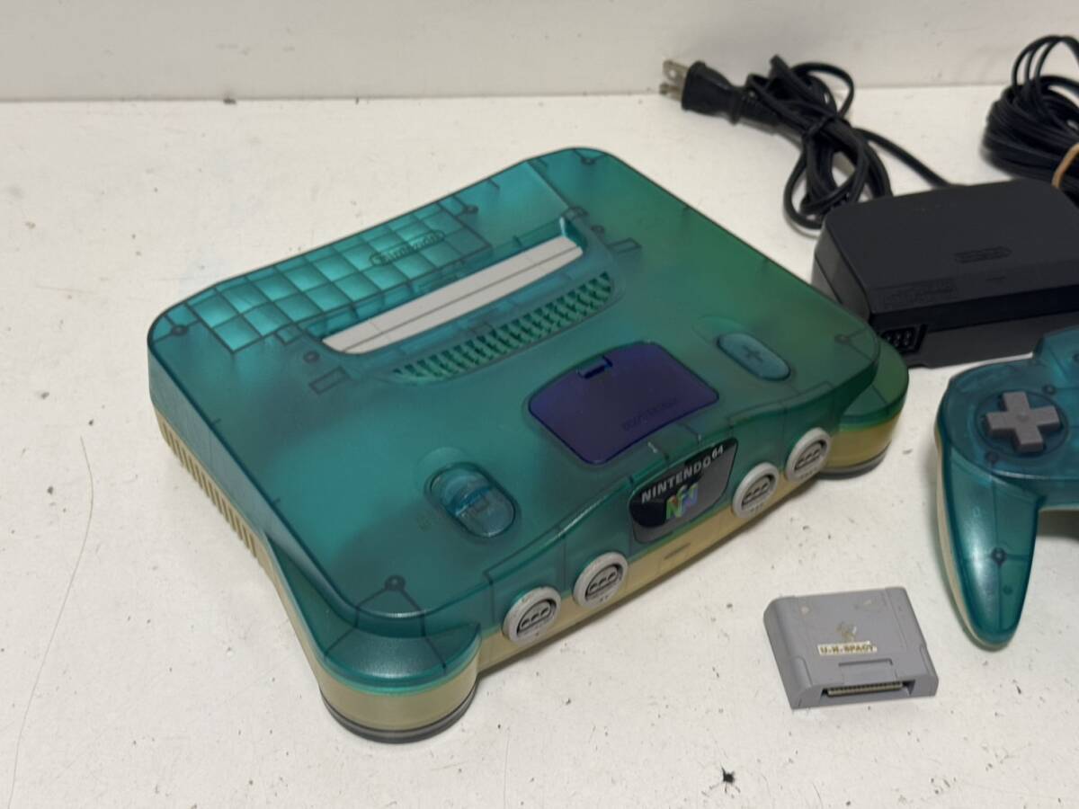 任天堂 ニンテンドー NINTENDO64 NUS-001 ロクヨン クリアブルー 任天堂 ニンテンドー NINTENDO64 NUS-001 ロクヨン クリアブルー