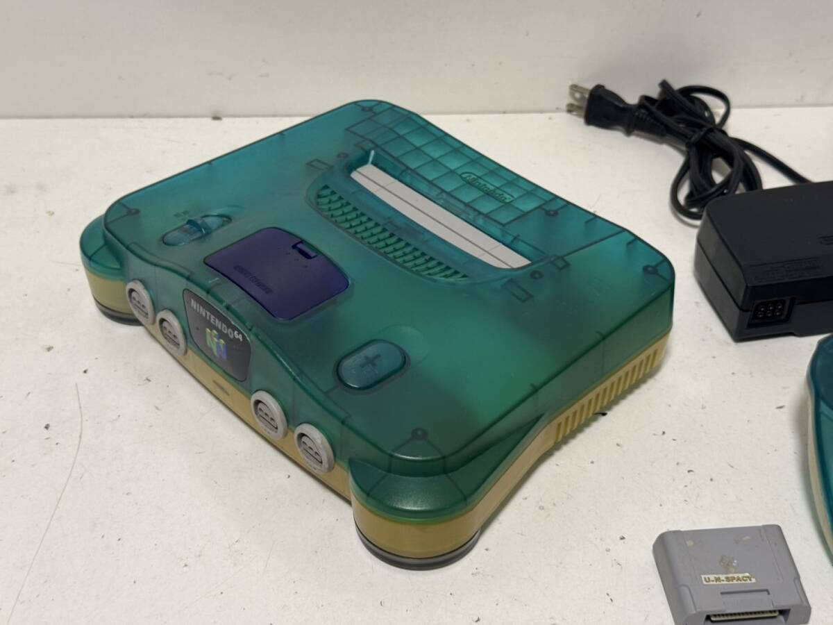任天堂 ニンテンドー NINTENDO64 NUS-001 ロクヨン クリアブルー 任天堂 ニンテンドー NINTENDO64 NUS-001 ロクヨン クリアブルー