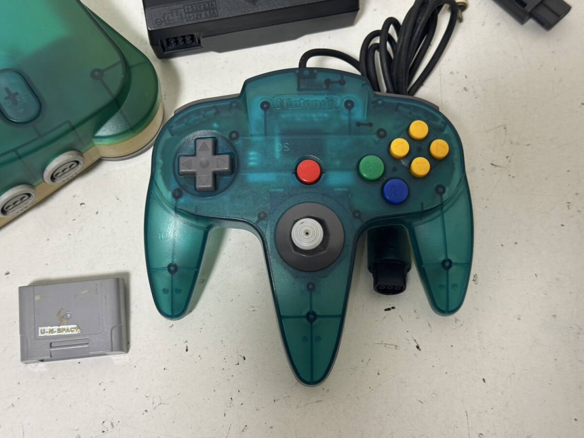 任天堂 ニンテンドー NINTENDO64 NUS-001 ロクヨン クリアブルー 任天堂 ニンテンドー NINTENDO64 NUS-001 ロクヨン クリアブルー