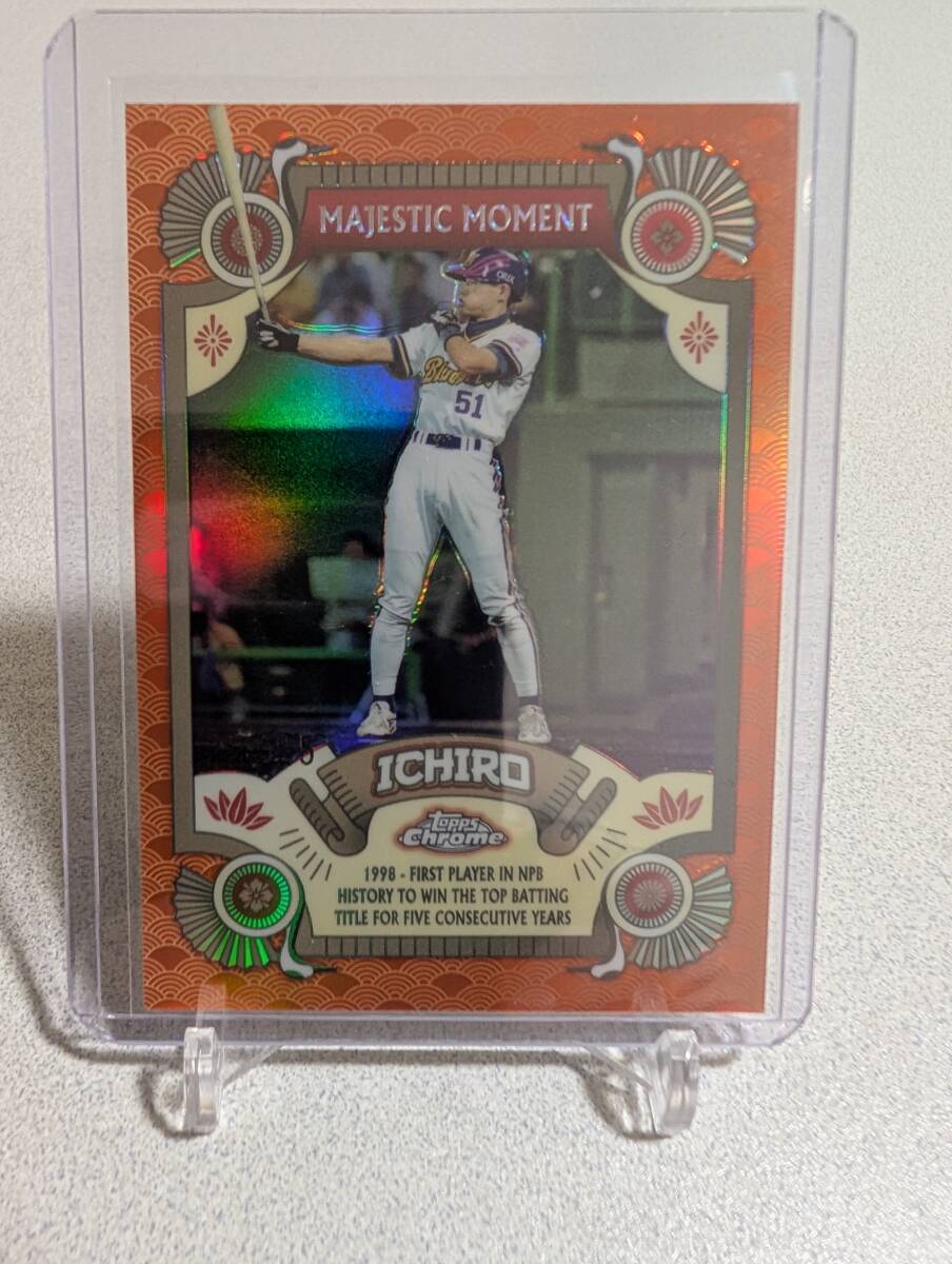 topps chrome npb 2024 orange refractor オリックス イチロー topps chrome npb 2024 orange refractor オリックス イチロー