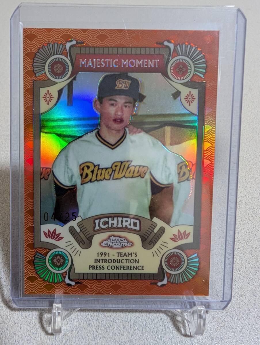 topps chrome npb 2024 orange refractor オリックス イチロー topps chrome npb 2024 orange refractor オリックス イチロー