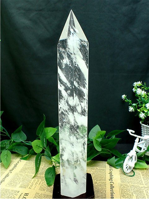 2135g 384mm 超綺麗水晶六角柱184B2-98B03D(原石)|売買された 2135g 384mm 超綺麗水晶六角柱184B2-98B03D(原石)|売買された