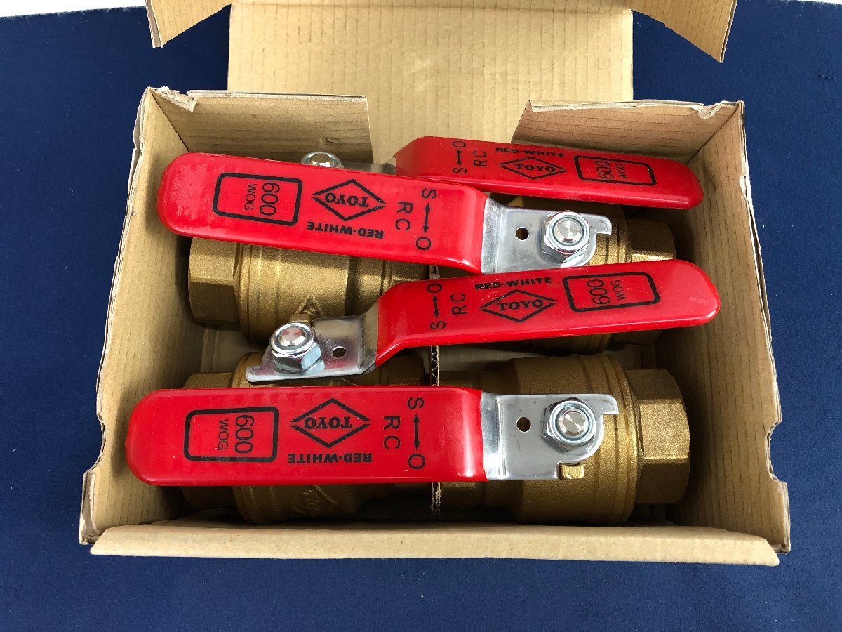 ☆未使用品☆黄銅ボール 600RC-N 1 1/2 東洋バルヴ(工事用材料 ☆未使用品☆黄銅ボール 600RC-N 1 1/2 東洋バルヴ(工事用材料