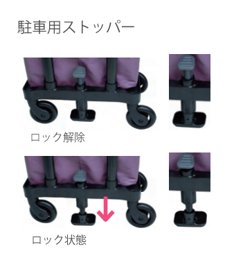 メロディ カーゴ／スモーキーブルー（島製作所）横押しカート_画像6