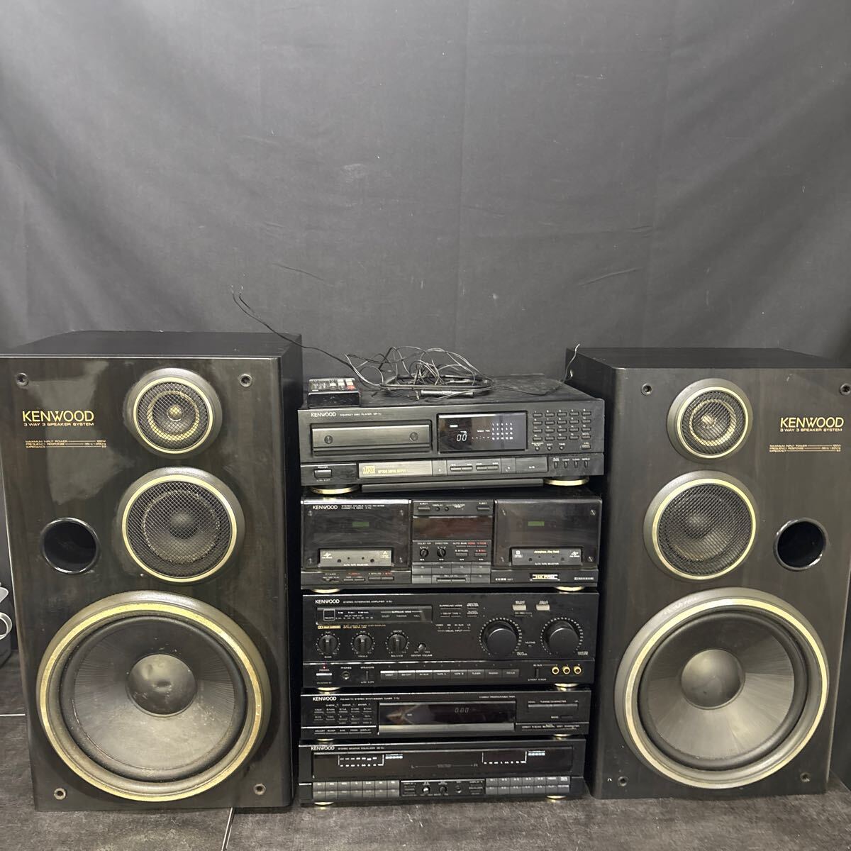 KENWOOD ケンウッド システムコンポ スピーカー セット T-7J A KENWOOD ケンウッド システムコンポ スピーカー セット T-7J A