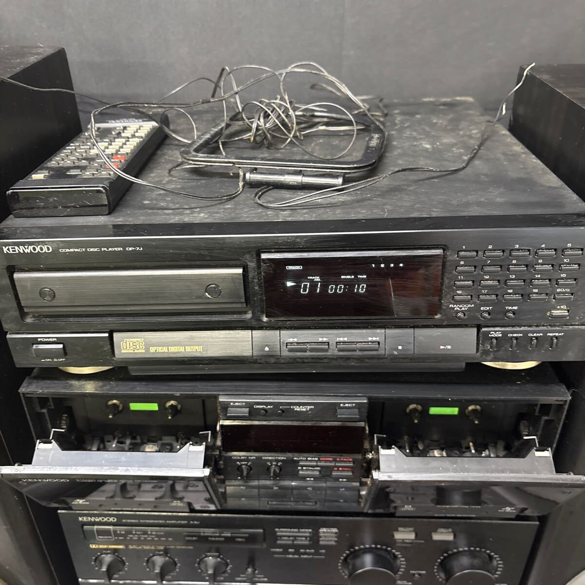 KENWOOD ケンウッド システムコンポ スピーカー セット T-7J A KENWOOD ケンウッド システムコンポ スピーカー セット T-7J A