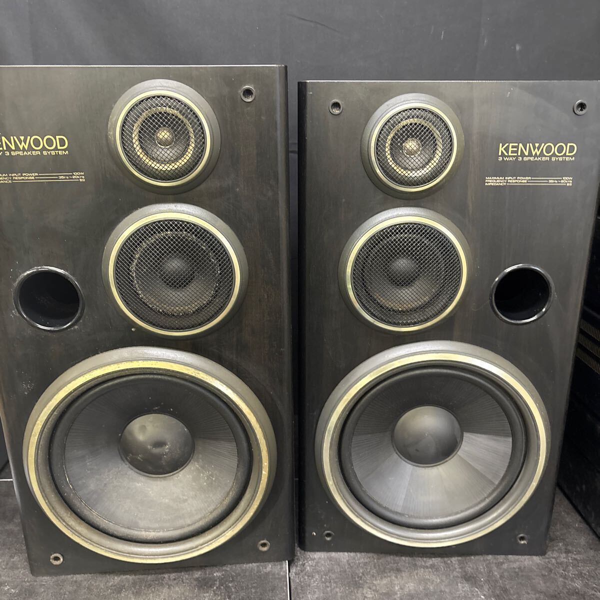 KENWOOD ケンウッド システムコンポ スピーカー セット T-7J A KENWOOD ケンウッド システムコンポ スピーカー セット T-7J A