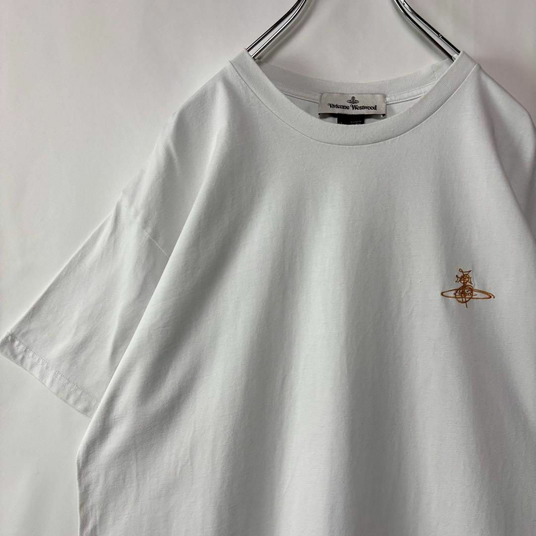 ヴィヴィアン・ウエストウッド Tシャツ 刺繍ロゴ 半袖 Lサイズ ヴィヴィアン・ウエストウッド Tシャツ 刺繍ロゴ 半袖 Lサイズ