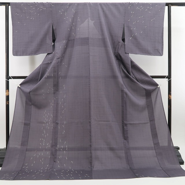 tomihisa 新品 寿紬工場謹製 紗紬 メダカ 夏着物“季節を標すいと tomihisa 新品 寿紬工場謹製 紗紬 メダカ 夏着物“季節を標すいと