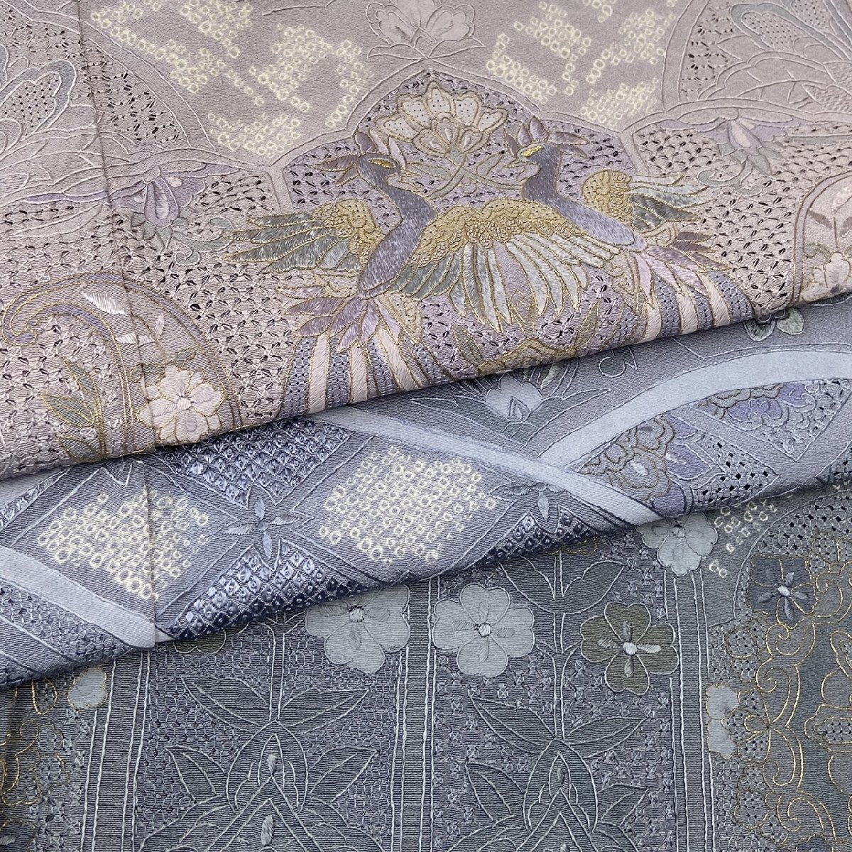 着物月花 三大総刺繍 相良刺繍 蘇州刺繍 仙頭刺繍 絞り ぼかし染 着物月花 三大総刺繍 相良刺繍 蘇州刺繍 仙頭刺繍 絞り ぼかし染
