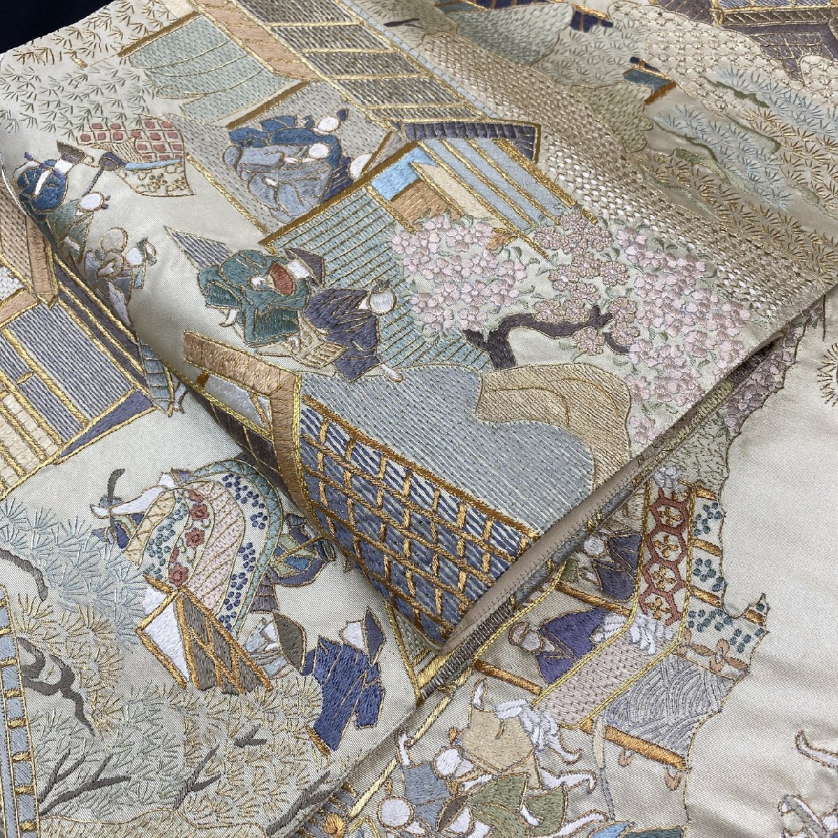 着物月花 三大総刺繍 相良刺繍 蘇州刺繍 仙頭刺繍 金駒刺繍 引箔 着物月花 三大総刺繍 相良刺繍 蘇州刺繍 仙頭刺繍 金駒刺繍 引箔