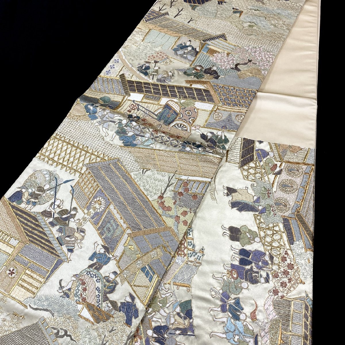 着物月花 三大総刺繍 相良刺繍 蘇州刺繍 仙頭刺繍 金駒刺繍 引箔 着物月花 三大総刺繍 相良刺繍 蘇州刺繍 仙頭刺繍 金駒刺繍 引箔