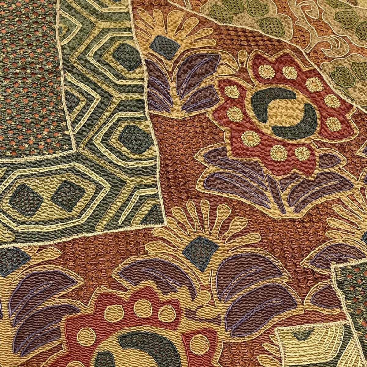 着物月花 三大総刺繍 仙頭刺繍 蘇州刺繍 相良刺繍 コプト文様 着物月花 三大総刺繍 仙頭刺繍 蘇州刺繍 相良刺繍 コプト文様