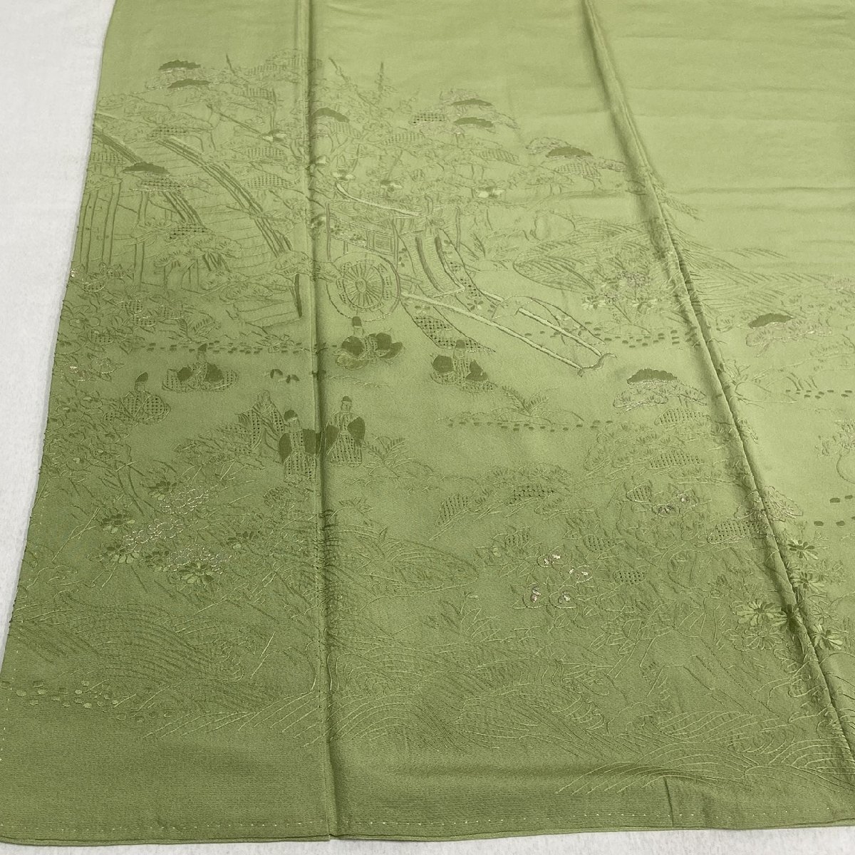 着物月花 三大総刺繍 仙頭刺繍 蘇州刺繍 相良刺繍 ぼかし染 品の 着物月花 三大総刺繍 仙頭刺繍 蘇州刺繍 相良刺繍 ぼかし染 品の