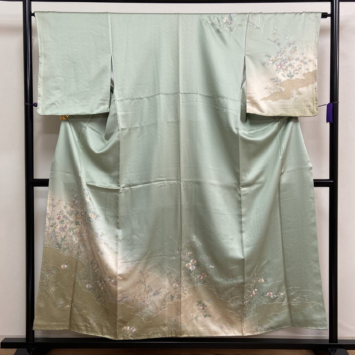 着物月花 三大総刺繍 仙頭刺繍 蘇州刺繍 相良刺繍 ぼかし染 品の 着物月花 三大総刺繍 仙頭刺繍 蘇州刺繍 相良刺繍 ぼかし染 品の
