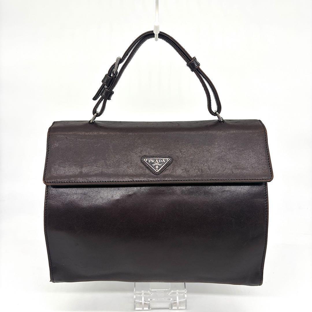 PRADA プラダ ナイロン レザー ハンドバッグ ビジネスバッグ PRADA プラダ ナイロン レザー ハンドバッグ ビジネスバッグ