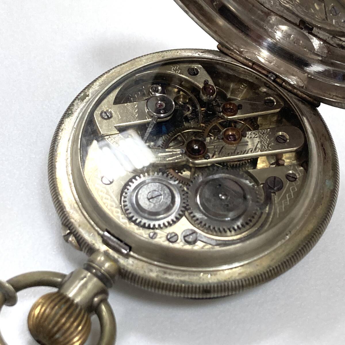 3731 懐中時計 コロン商会 総重量約121.7g☆現状品/ジャンク品 3731 懐中時計 コロン商会 総重量約121.7g☆現状品/ジャンク品