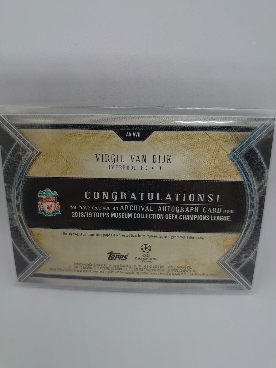 ファン・ダイク直筆サインカードセット UEFA Topps CL リ ファン・ダイク直筆サインカードセット UEFA Topps CL リ