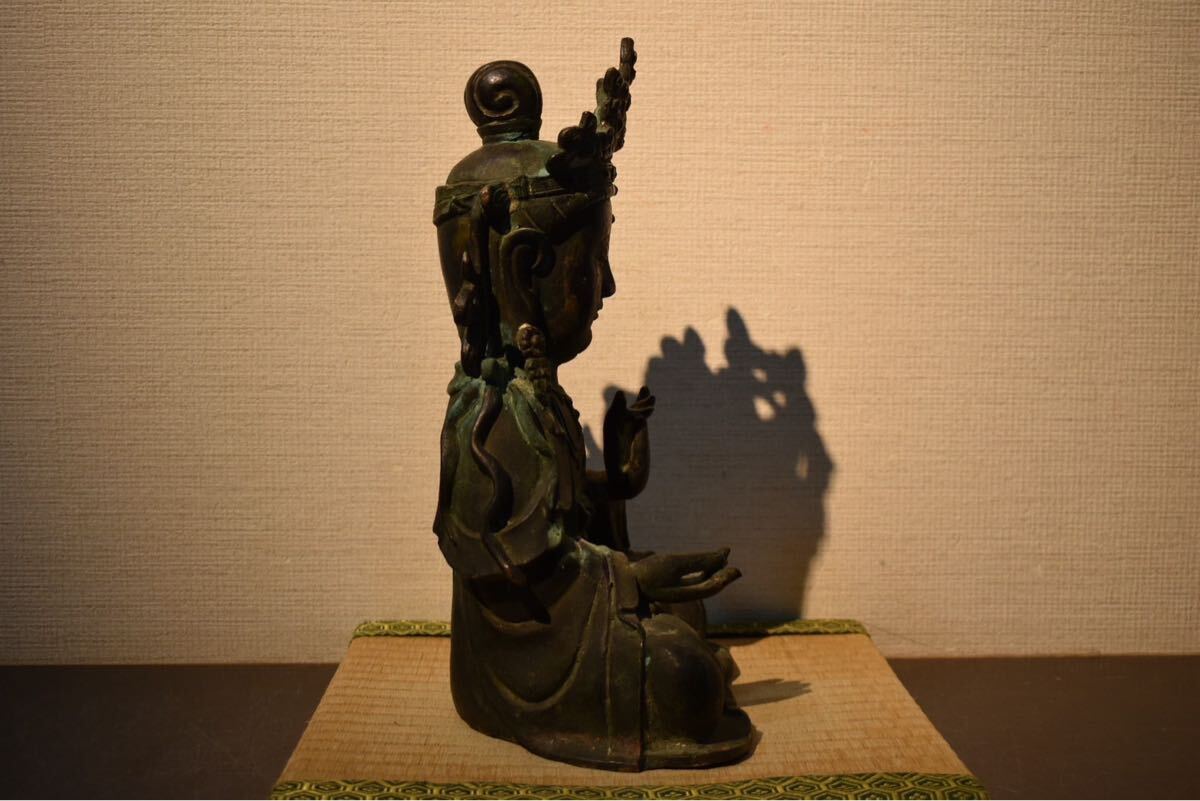 GE】Y692【コレクター所蔵品】時代 青銅明坐仏/仏教美術 仏像 佛 GE】Y692【コレクター所蔵品】時代 青銅明坐仏/仏教美術 仏像 佛