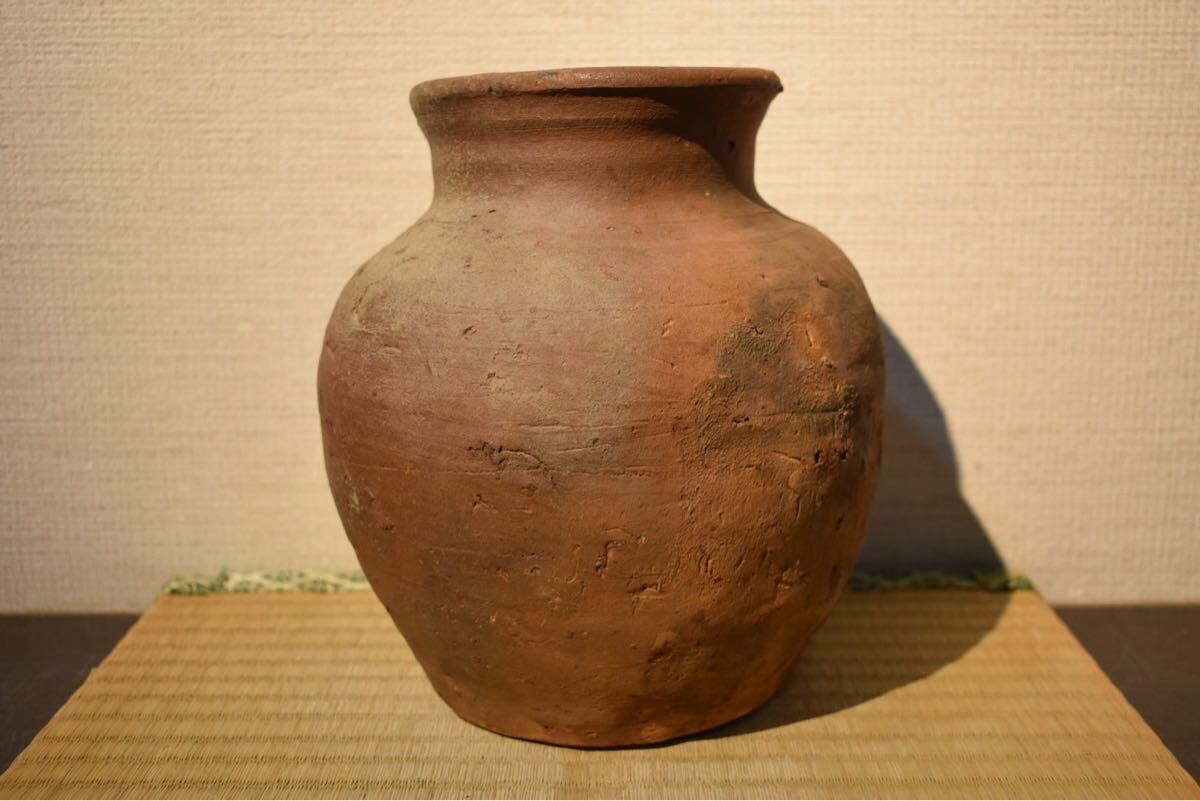 GE】Y770【コレクター所蔵品】時代 古備前壺/日本美術 備前焼 壷 GE】Y770【コレクター所蔵品】時代 古備前壺/日本美術 備前焼 壷