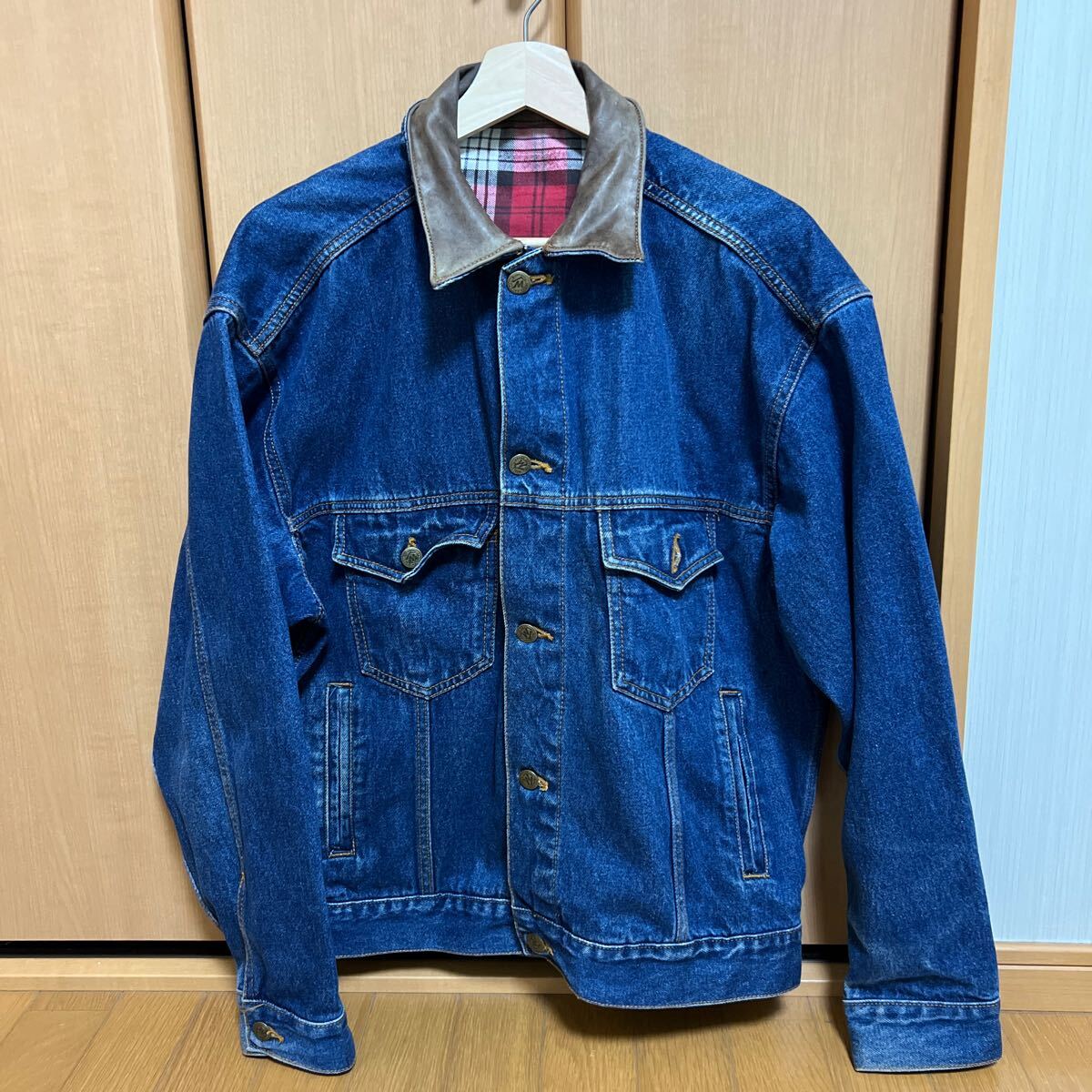 マルボロ marlbolo デニムジャケット ヴィンテージ 90s Gジャン マルボロ marlbolo デニムジャケット ヴィンテージ 90s Gジャン