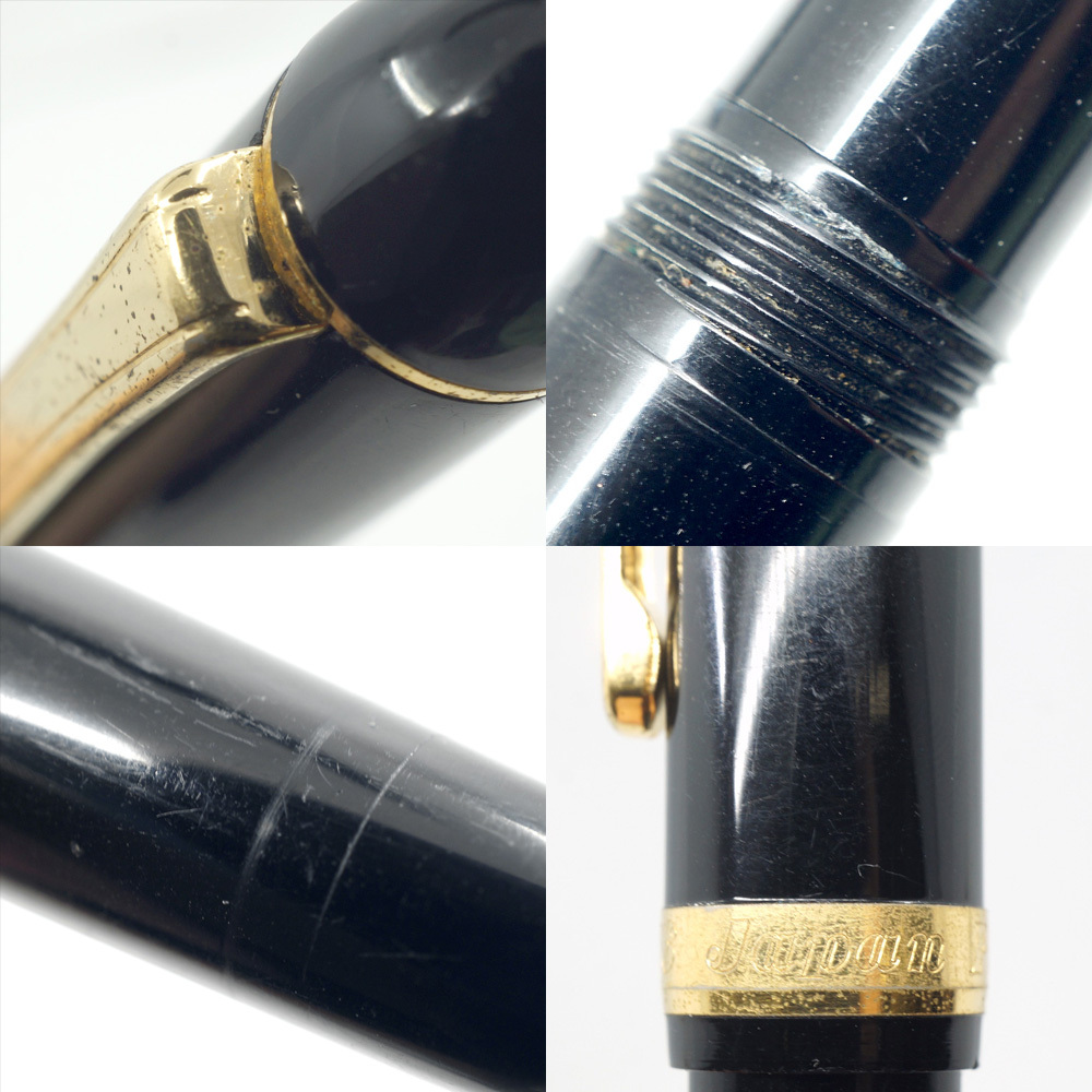 【栄】プラチナ 万年筆 #3776P 中字 ブラック 黒 ゴールド ペン先14K 585 文房具 文具 雑貨 その他 etc 本体品のみ_画像8