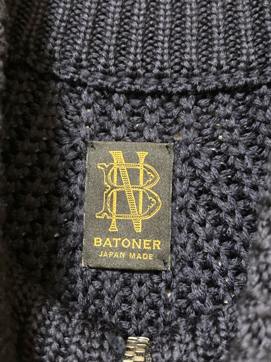 バトナー BATONER シグネチャー ウール ドライバーズニット バトナー BATONER シグネチャー ウール ドライバーズニット