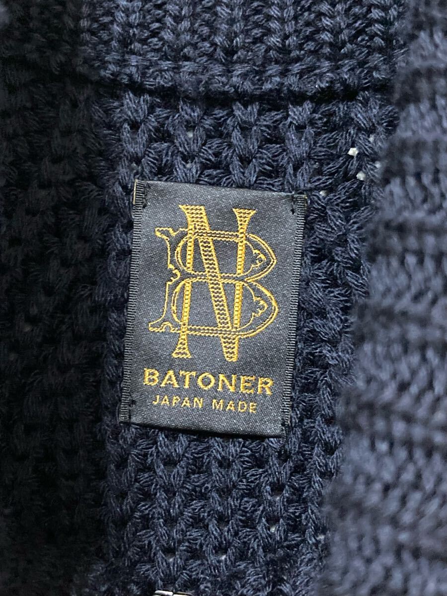 バトナー BATONER シグネチャー ドライバーズニット ウール バトナー BATONER シグネチャー ドライバーズニット ウール