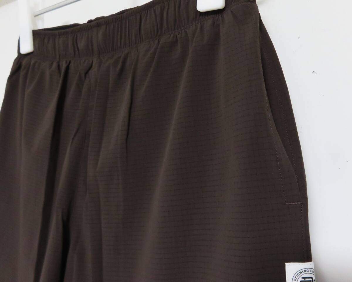 REIGNING CHAMP DOT AIR RUNNING SHORT S ブラウン レイニング