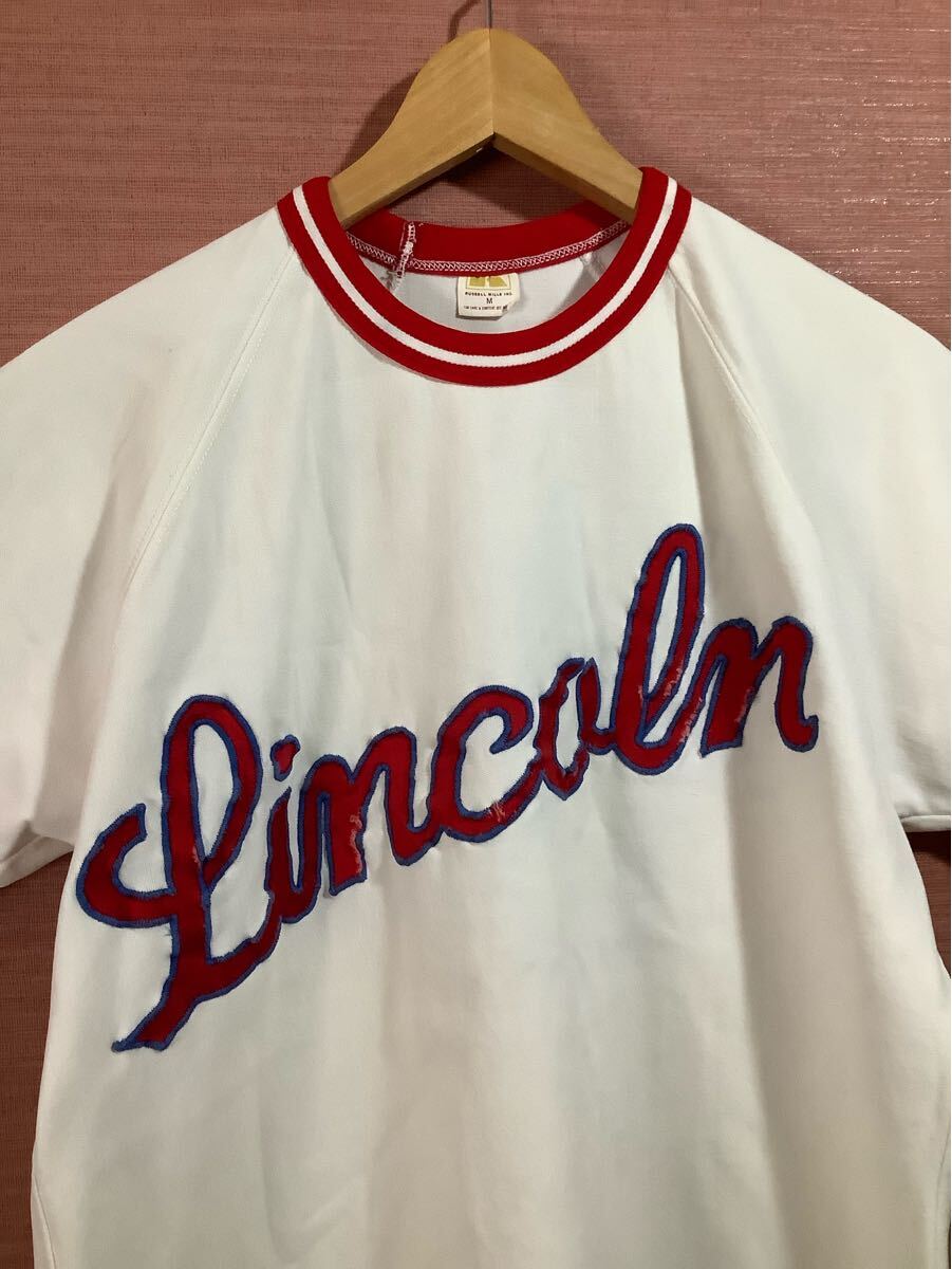 70s ヴィンテージ RUSSELL ベースボールTシャツ ナンバリング 金 70s ヴィンテージ RUSSELL ベースボールTシャツ ナンバリング 金