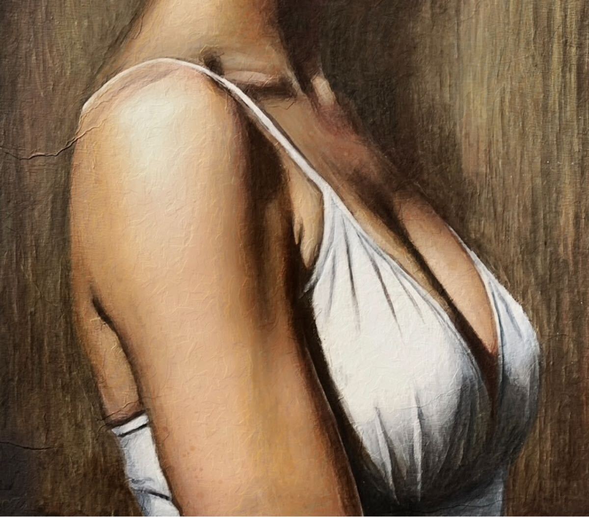 傑作選・最高級アート作品】女性のポートレート油彩絵画風 傑作選・最高級アート作品】女性のポートレート油彩絵画風
