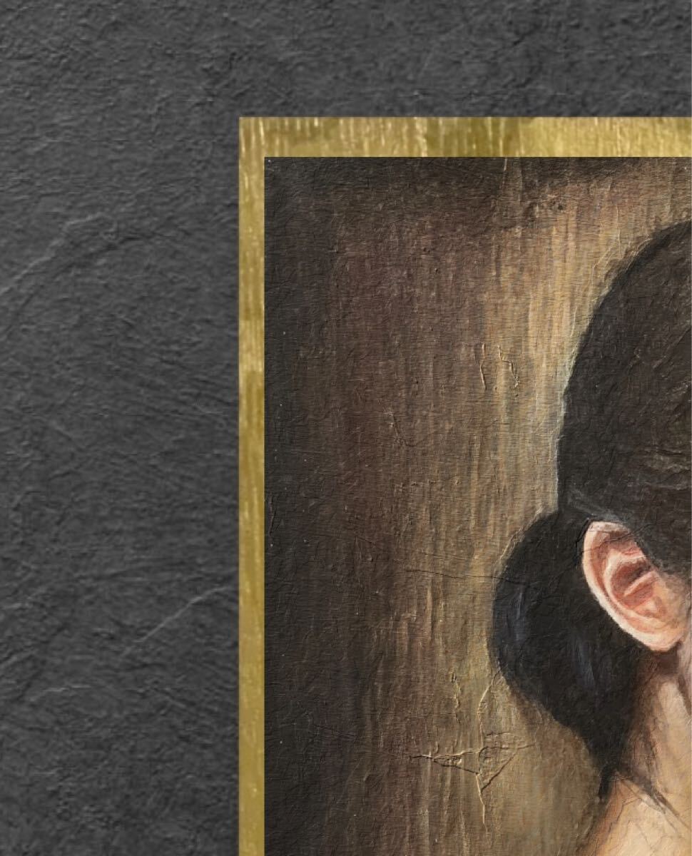 傑作選・最高級アート作品】女性のポートレート油彩絵画風 傑作選・最高級アート作品】女性のポートレート油彩絵画風