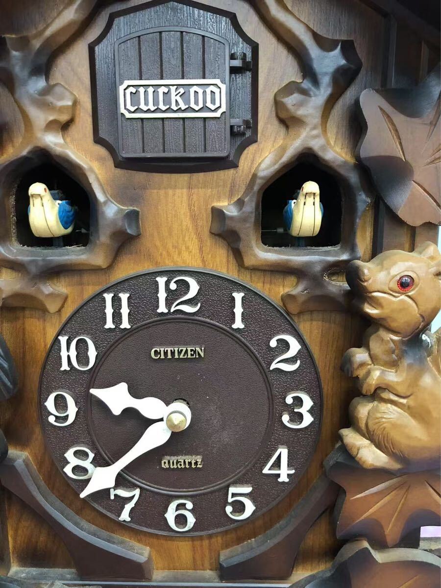 CITIZEN シチズン 掛け時計 鳩時計 リズム時計 クォーツ 4MJ222 CITIZEN シチズン 掛け時計 鳩時計 リズム時計 クォーツ 4MJ222