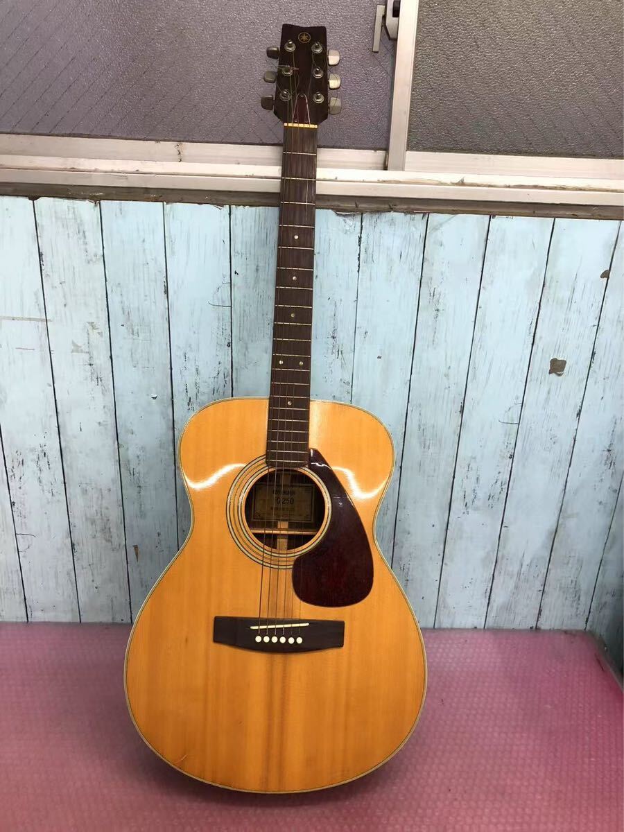 YAMAHA FG-250 アコースティックギター ハードケース付き 動作 YAMAHA FG-250 アコースティックギター ハードケース付き 動作