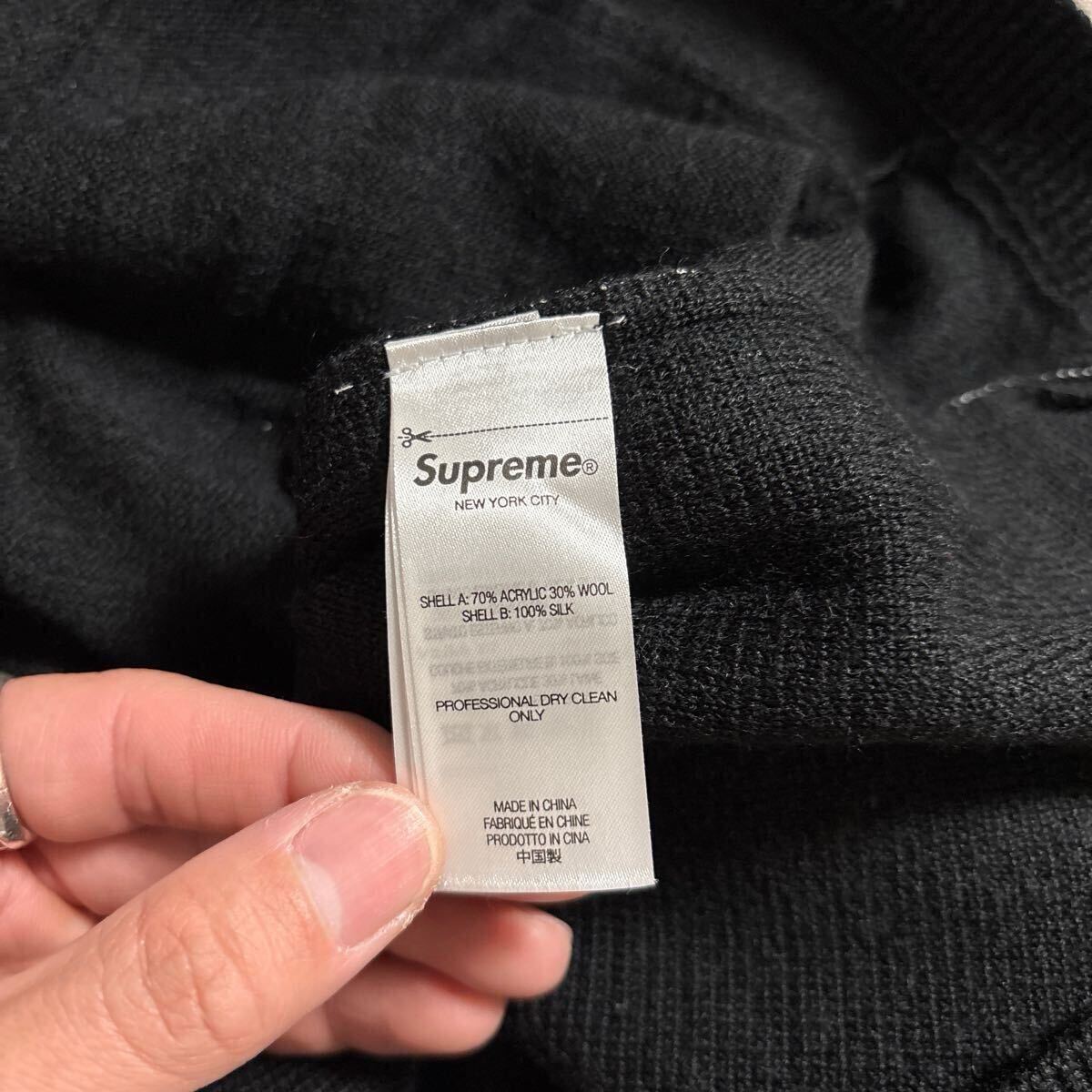 Supreme Silk Map Cardigan Black カーディガン セーター M Supreme Silk Map Cardigan Black カーディガン セーター M