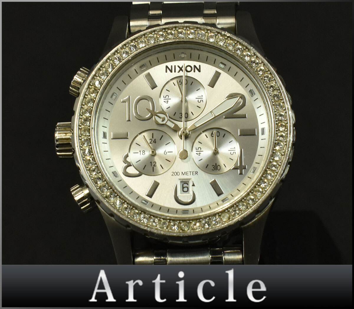 216976□動作確認済 NIXON ニクソン 腕時計 クォーツ デイト 216976□動作確認済 NIXON ニクソン 腕時計 クォーツ デイト