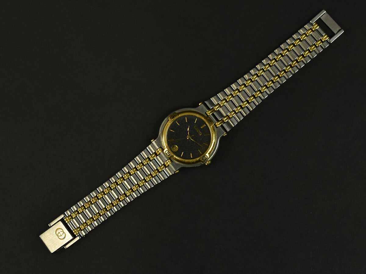 215538◇動作確認済 GUCCI グッチ 腕時計 クォーツ 3針デイト 215538◇動作確認済 GUCCI グッチ 腕時計 クォーツ 3針デイト