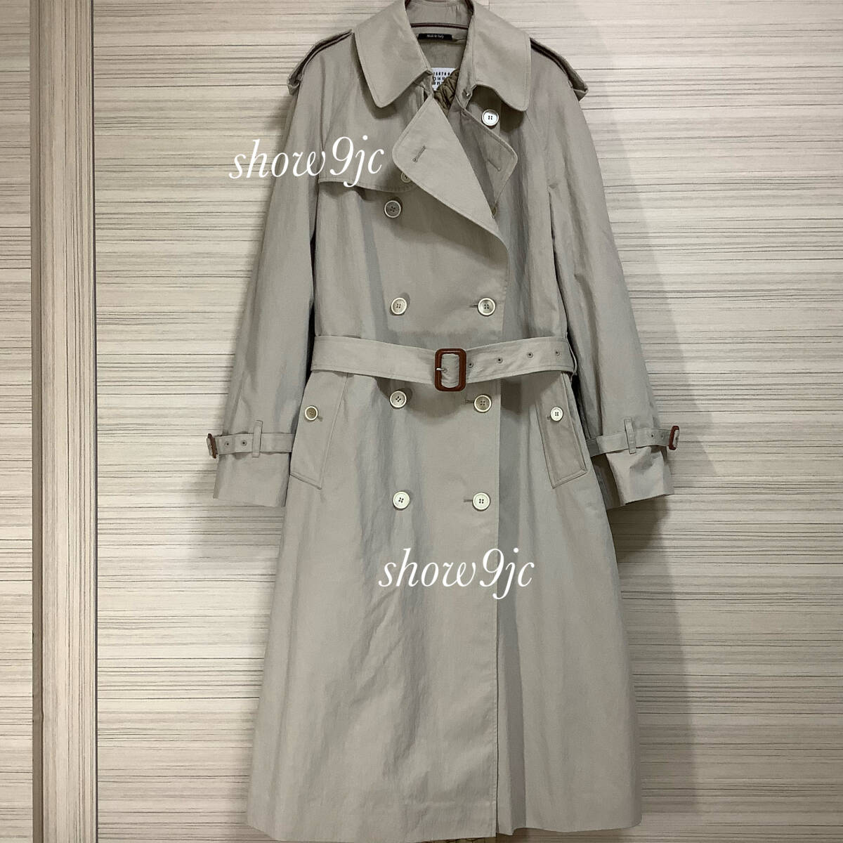Martin Margiela 】メゾン マルジェラ トレンチコート 1回着用 Martin Margiela 】メゾン マルジェラ トレンチコート 1回着用