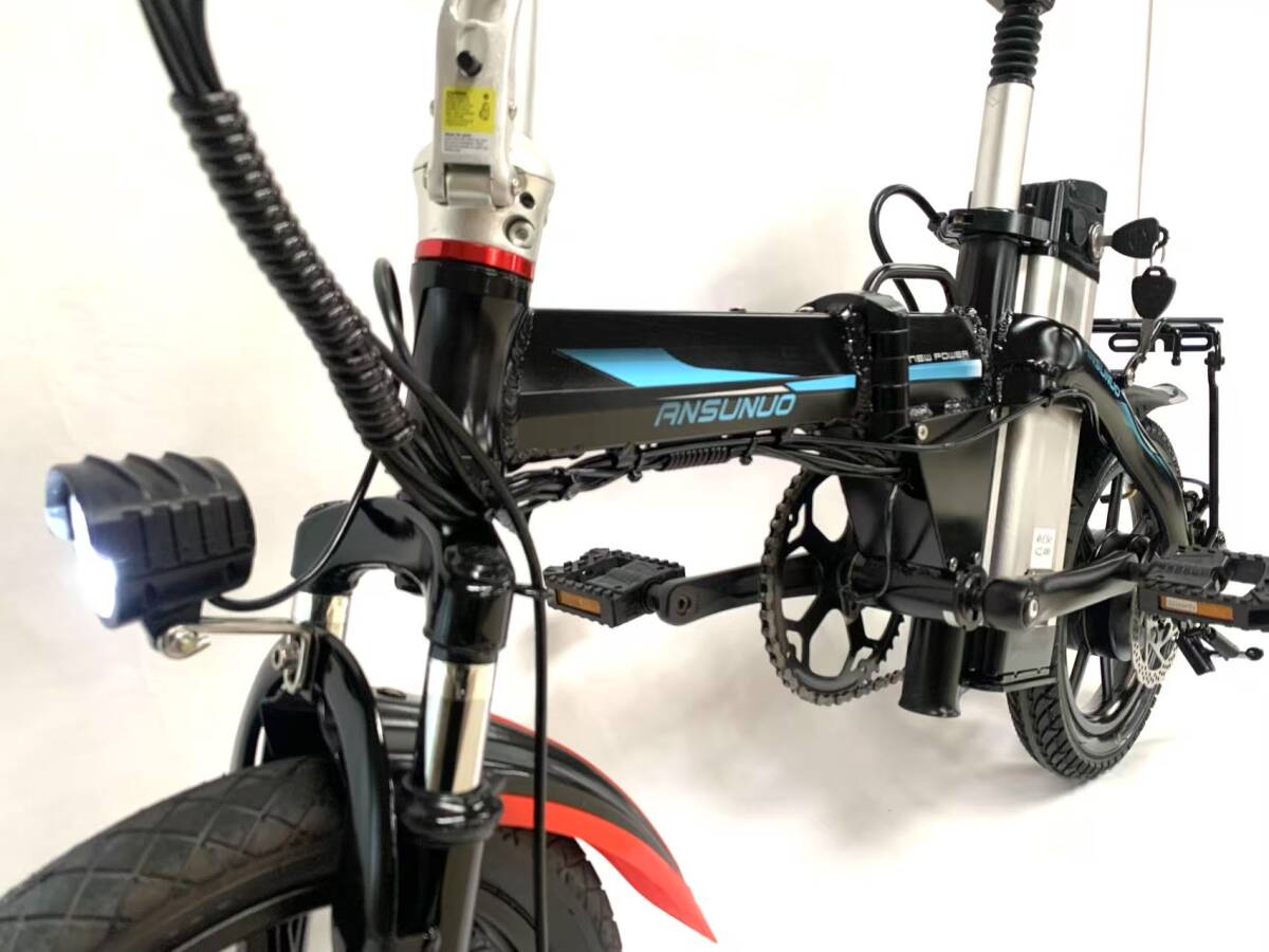 1円~ ANSUNUOディスク式 MTB折り畳みフル電動自転車 48V 8.8Ah 1円~ ANSUNUOディスク式 MTB折り畳みフル電動自転車 48V 8.8Ah