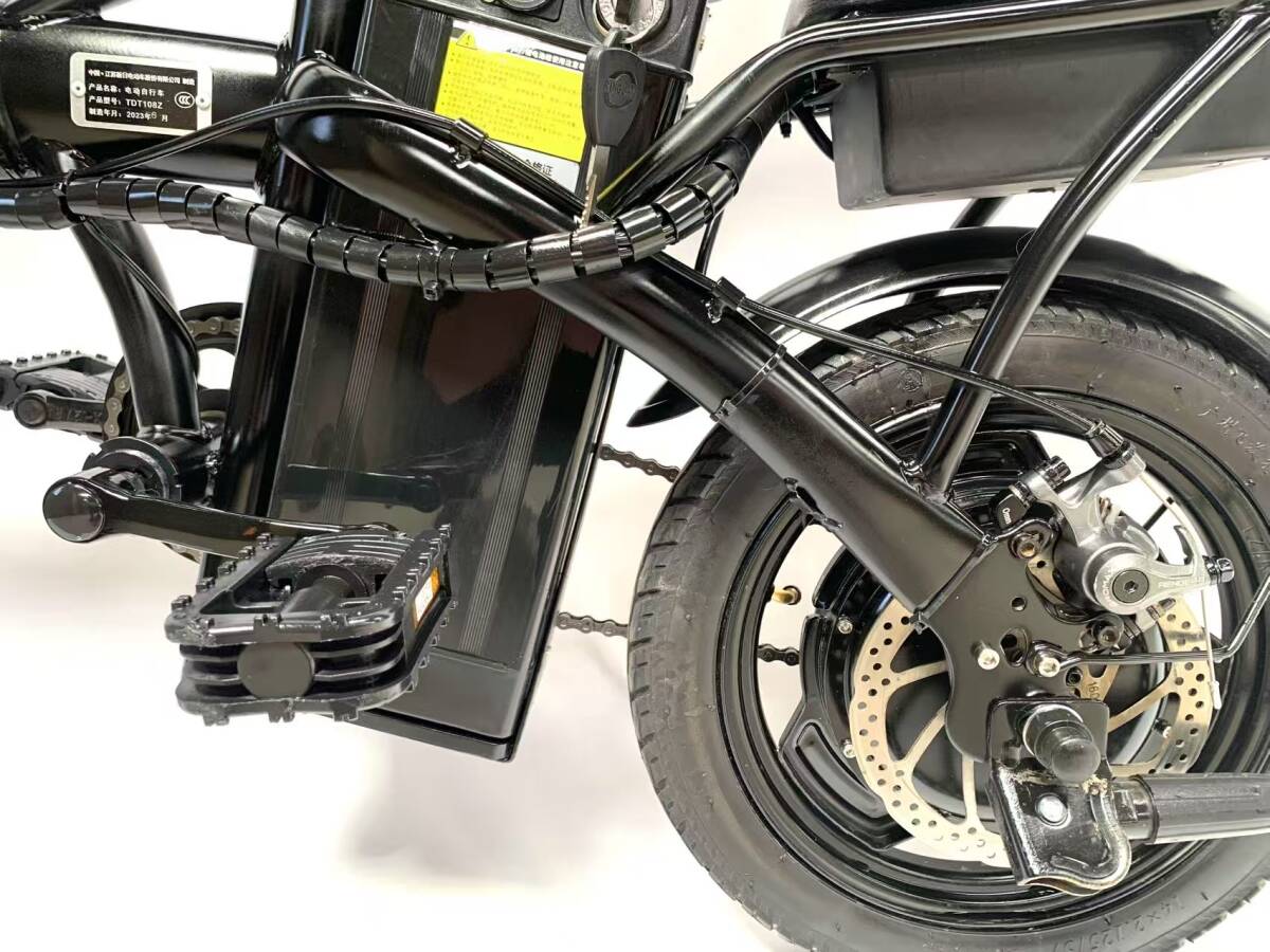 1円~ ディスク式 MTB折り畳みフル電動自転車 2003年製48V 8Ah 1円~ ディスク式 MTB折り畳みフル電動自転車 2003年製48V 8Ah