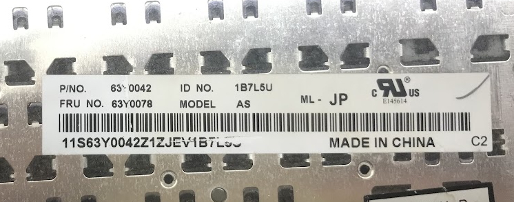 [ Junk ]ThinkPad X121e для клавиатура 63Y0078